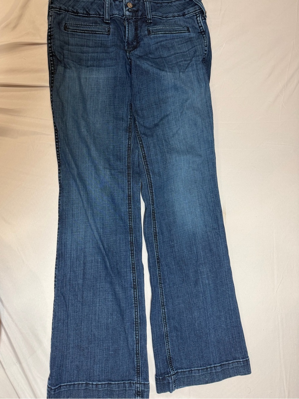 Ariat Women's Wide Leg Jeans in Blue Wash